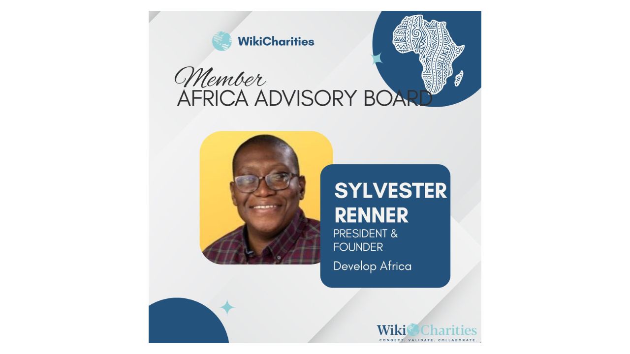 Sylvester joined the WikiCharities Advisory Board